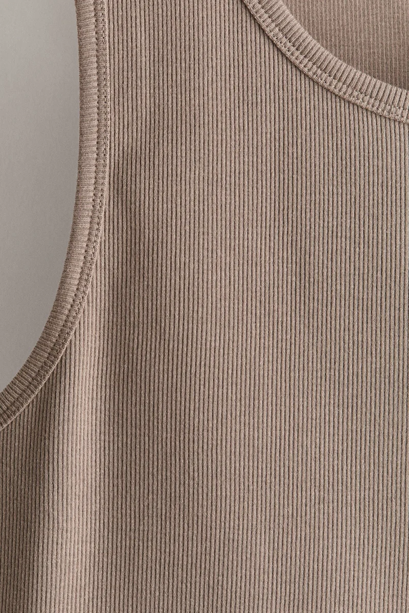 H&M  Slim Fit Ribbed vest top for Men | Best Price UAE