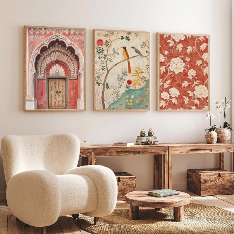 Gamya Big Aesthetic Framed Posters Wall Decor Paintings For Living Room BedroomBig Paintings For Wall Decoration A3 Frames 14x18 Inches Set of 3 Art 2