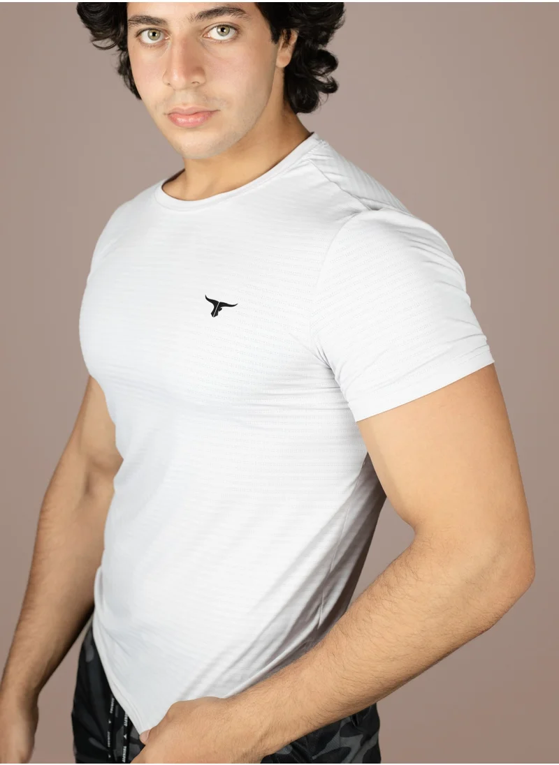 ثوجفيت AirmanArmor - Men's Muscle Fit T-Shirt - White