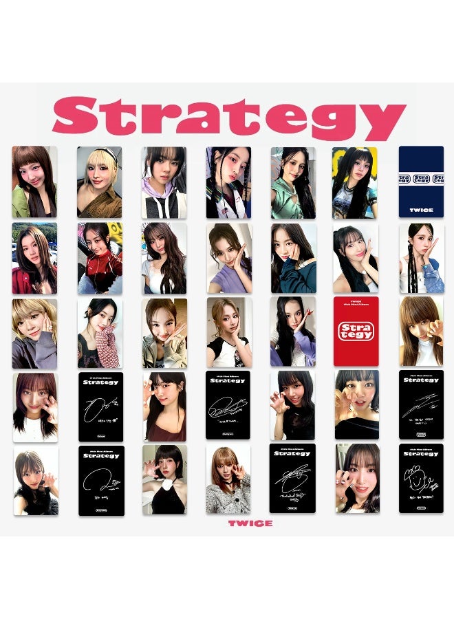 NIBEMINENT 9 Pcs Kpop TWICE Mini14 Strategy Withmuu Lomo Cards Card For Fans Collection Gifts - Image 2
