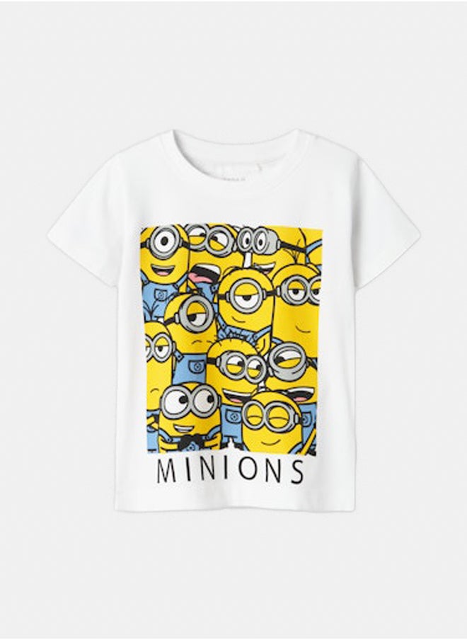 NAME IT name it Girls Jule Minions Top  - Image 2