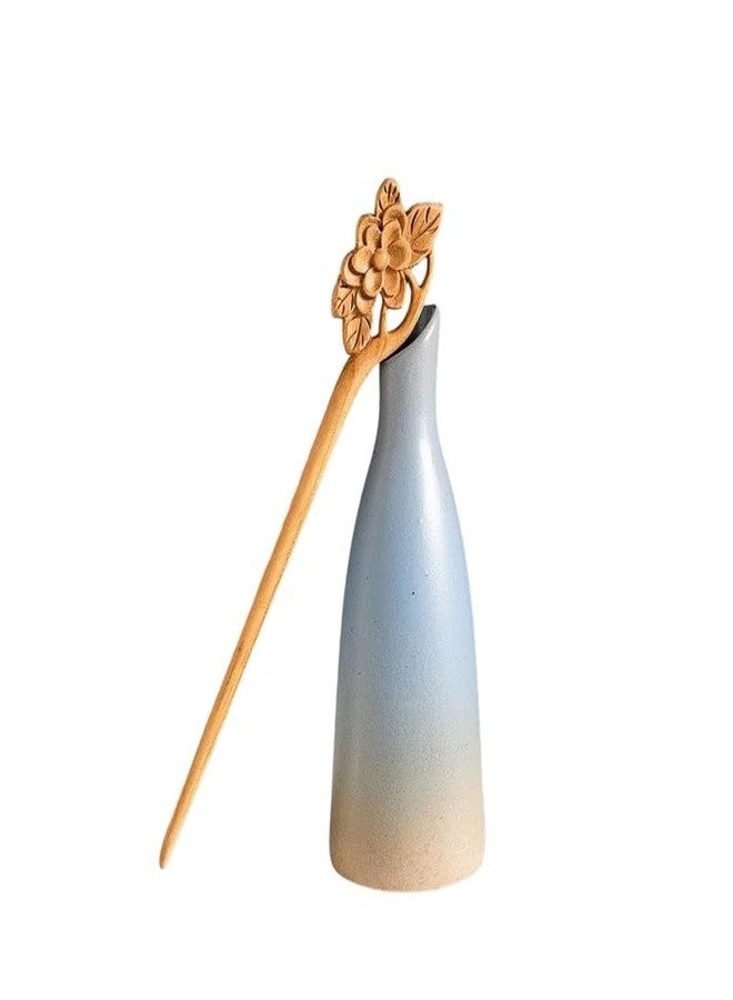 Labriciyon 1Pc Handmade Ancient Chinese Japanese Wood Hair Sticks Chopsticks Wooden Vintage Retro Carved Long Fork Pen Shawl Sticks Hairpins Clips Barrettes, Hair Accessories Hair Accessories Hair Pins - Image 1
