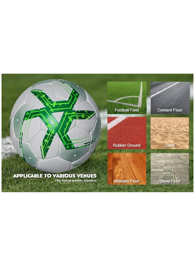 سبال كرة القدم كرة القدم لمباريات كأس العالم أفضل كرة مقاومة للماء للاستخدام في الأماكن المغلقة/الخارجية للتدريب الاحترافي ومطابقة الرجال والنساء للشباب والكبار - Image 4