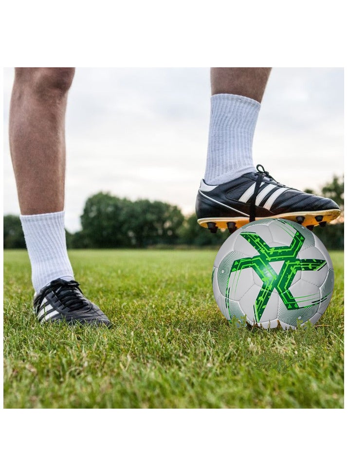 سبال كرة القدم كرة القدم لمباريات كأس العالم أفضل كرة مقاومة للماء للاستخدام في الأماكن المغلقة/الخارجية للتدريب الاحترافي ومطابقة الرجال والنساء للشباب والكبار - Image 2