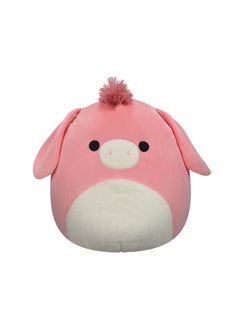 Squishmallows 14 inch Large Plush Pink Donkey Officially Licensed Kellytoy Plush Toy Colorful Soft Gift for Kids Girls & Boys Washable Squishy Stuff Toy Multicolor All Age  - Image 1