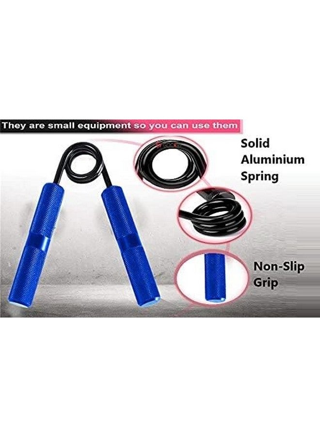 GOCART WITH G LOGO With G Logo 65-70 Kg Hand Grip Strengthener Strength Trainer Adjustable Resistance Exerciser 150Lbs Hand Grip/Fitness Grip (Blue)  - Image 4