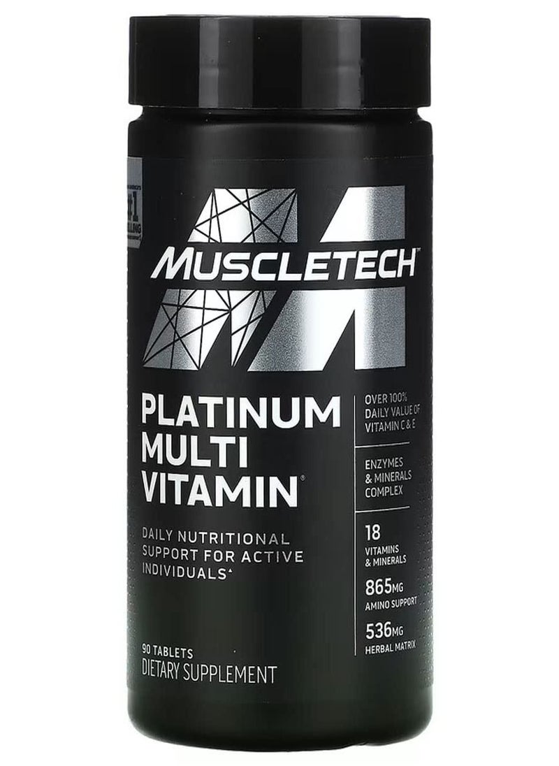 MuscleTech - MuscleTech Platinum Multivitamin  90 Capsules - Image 1