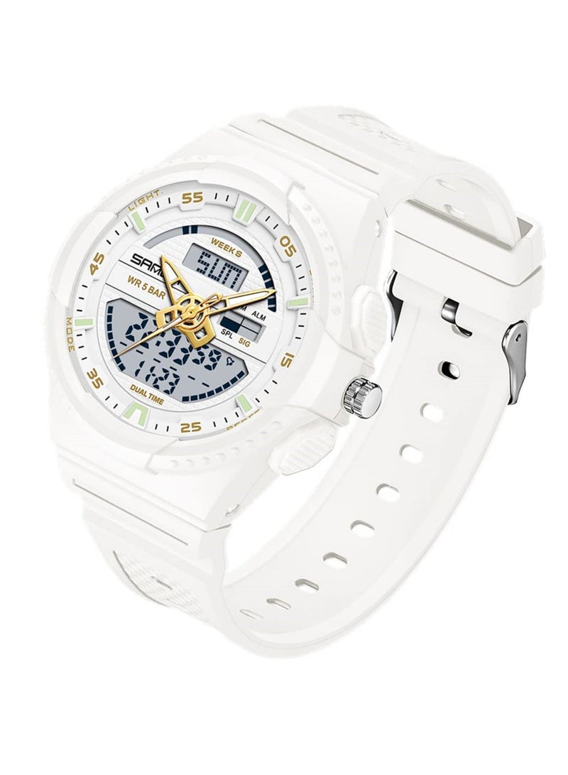 SYOSI Women's Waterproof Sport Digital Watch, Ladies Wristwatch with Date, Luminous Back Light, Week, Alarm, Stopwatch, Ideal Gift for Girls and Women - Image 1