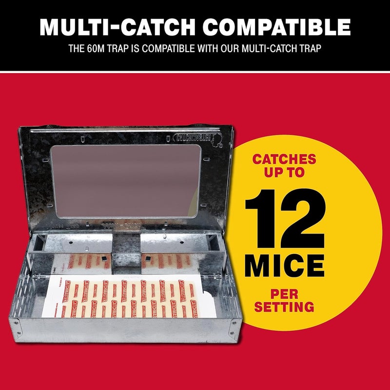 Catchmaster ألواح لاصقة للفئران والحشرات والثعابين من كاتشماستر 60M - عبوة 60 عدداً - Image 5