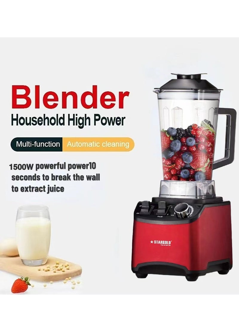 Stargold High Speed Professional Commercial Blender 1800Watts Copper Motor Unbreakable PC 2.0L Jar - Image 4
