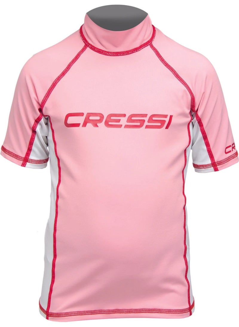 Cressi Rashguard Junior Blue and Pink - Image 3