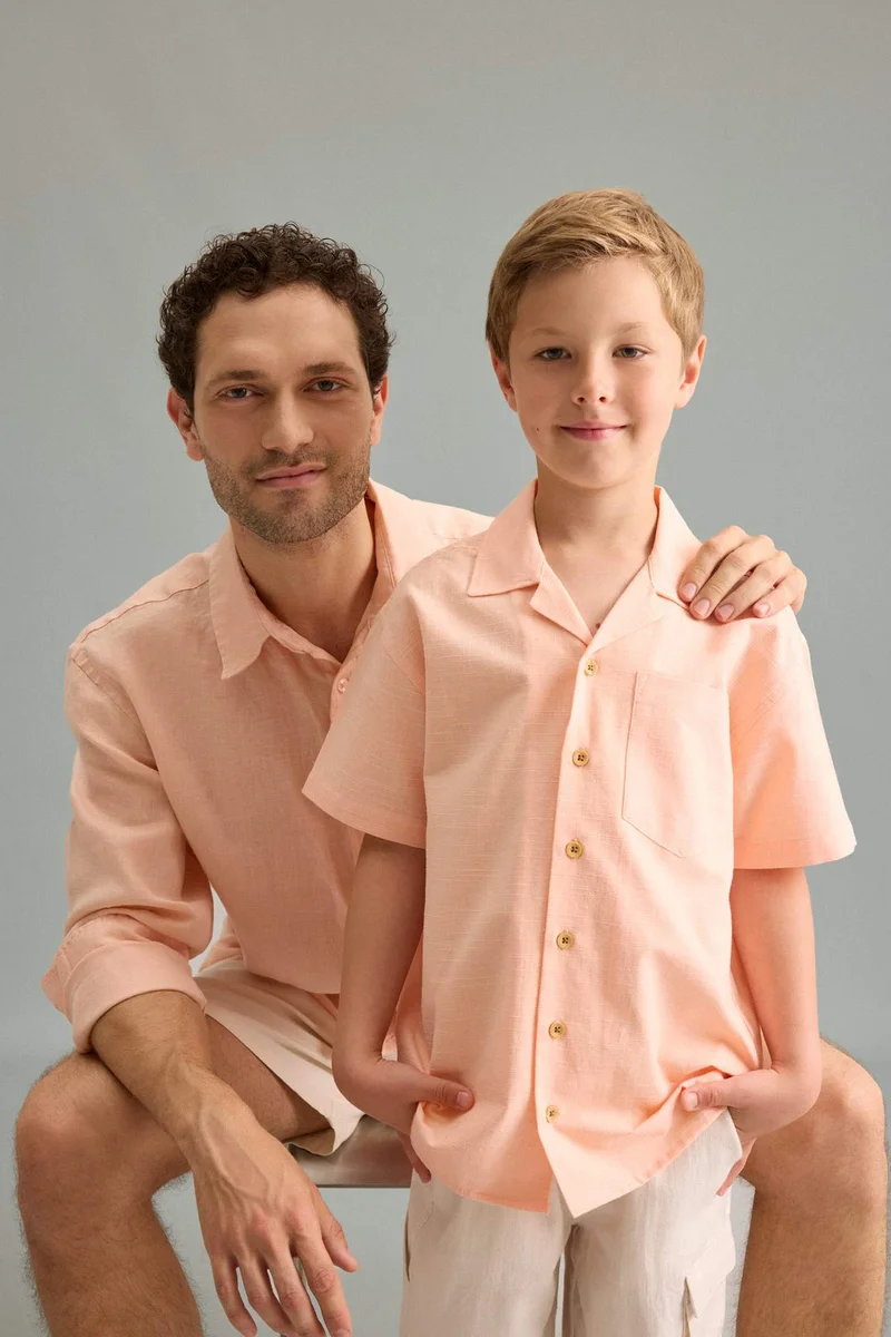ديفاكتو Boy Regular Fit Short Sleeve Shirt