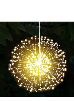 Firework Lights 1 Pack LED Gazebo Lights Battery Operated, 8 Modes Garden Hanging Lights with Remote, Waterproof Starburst Lights with Remote Control, for Garden, Party, Outdoor, Indoor