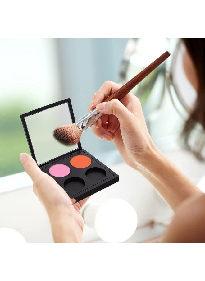 Beaupretty Lurrose Metal Tray 5 Pcs Empty Magnetic Makeup Containers Eyeshadow Plates With 4Grids Cosmetics Storage Organizer For Eyeshadow Lipstick Blush Powder Pigment Makeup Pallet  - Image 4