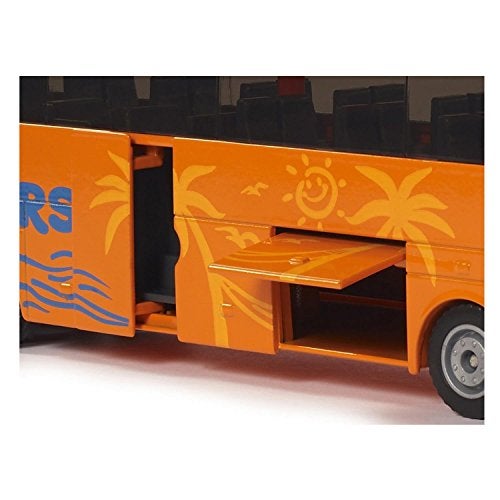 Siku 3738, Mercedes-Benz Travego Coach, 1:50, Metal/Plastic, Orange, Functional Doors and Luggage Compartment - Image 4