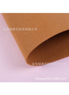 Generic 2MM Thick Colored Felt Fabric for Crafts 1639 camel 