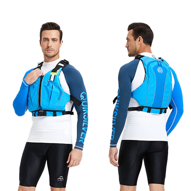 Vipas 100N Adult Life Vest High Buoyancy Fishing Boating Blue S/M 