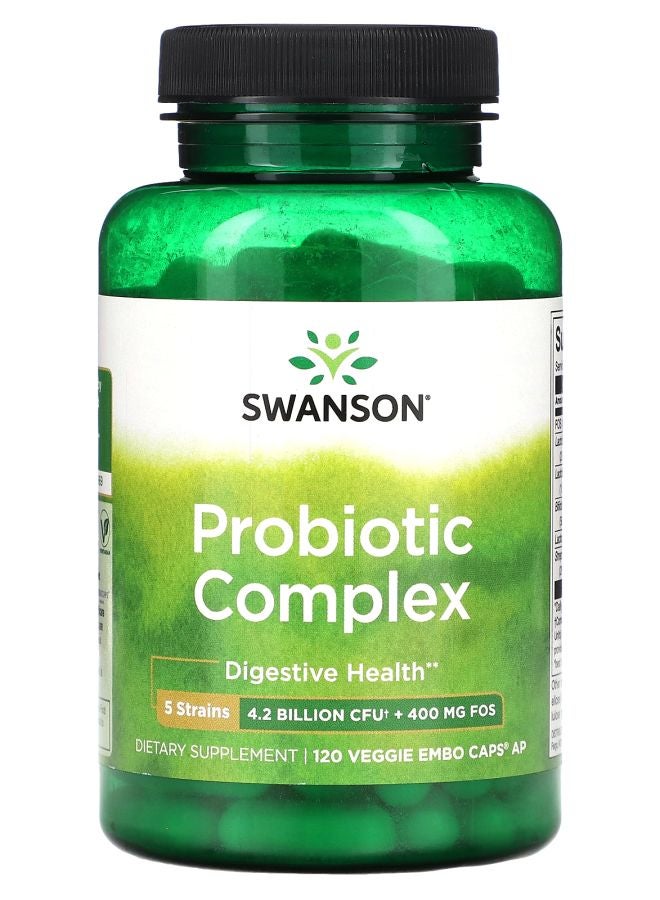 SWANSON Probiotic Complex 120 Veggie EMBO Caps AP - Image 1
