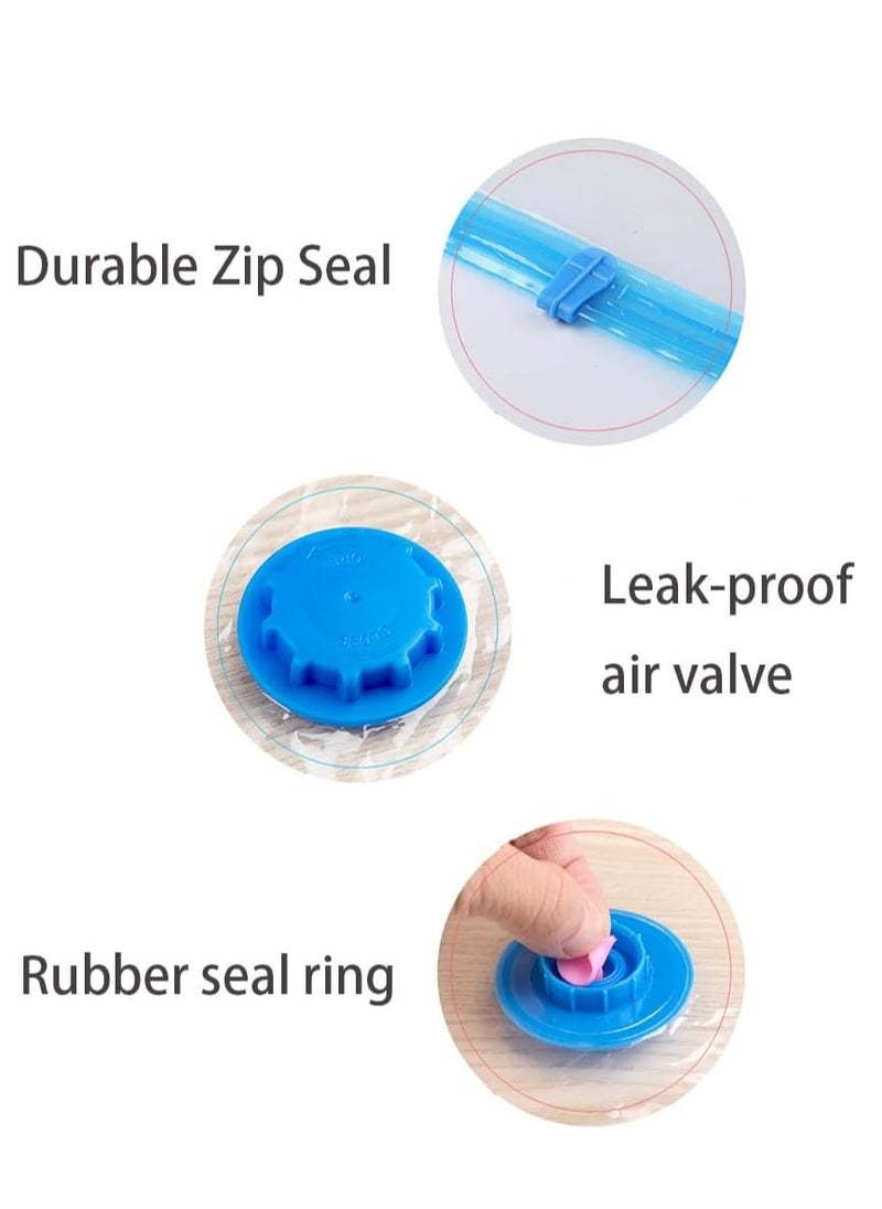 Home Care Medium Vacuum Storage Bags Space Saver Bags for Clothes, Bedding, Pillows, Comforters, Blankets Reusable Vacuum Sealer Bags with Travel Hand Pump 50 x 70CM  - Image 2
