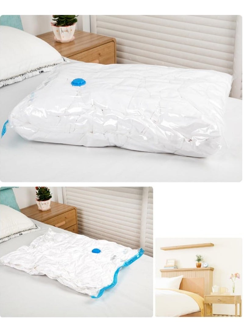 Home Care Medium Vacuum Storage Bags Space Saver Bags for Clothes, Bedding, Pillows, Comforters, Blankets Reusable Vacuum Sealer Bags with Travel Hand Pump 50 x 70CM  - Image 3