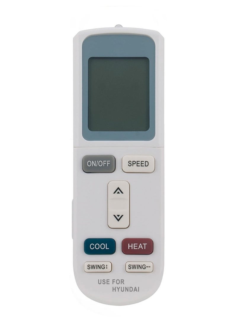 HYUNDAI - Replacement Remote Control for AC Air Conditioner | Compatible with YKR-L/101E, YKR-L/102E, YKR-L/103E Models | Universal AC Remote with Full Functionality | Easy-to-Use & Reliable Temperature Control - Image 1