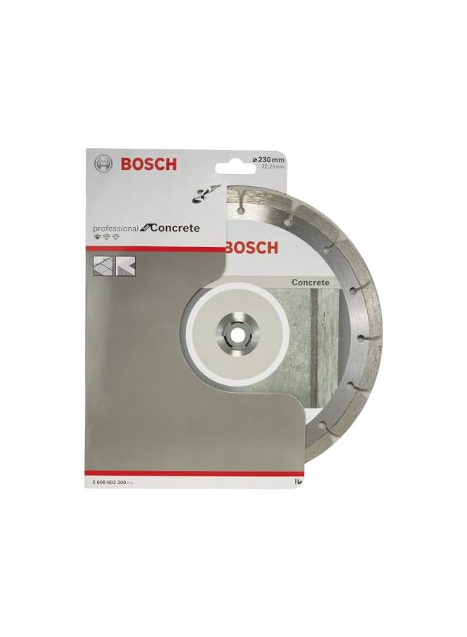 بوش معيار لقرص قطع الماس الخرساني للمطاحن ذات الزوايا الصغيرة القطع المؤهلة للخرسانة قطعة واحدة بقطر 230 مم - Image 2