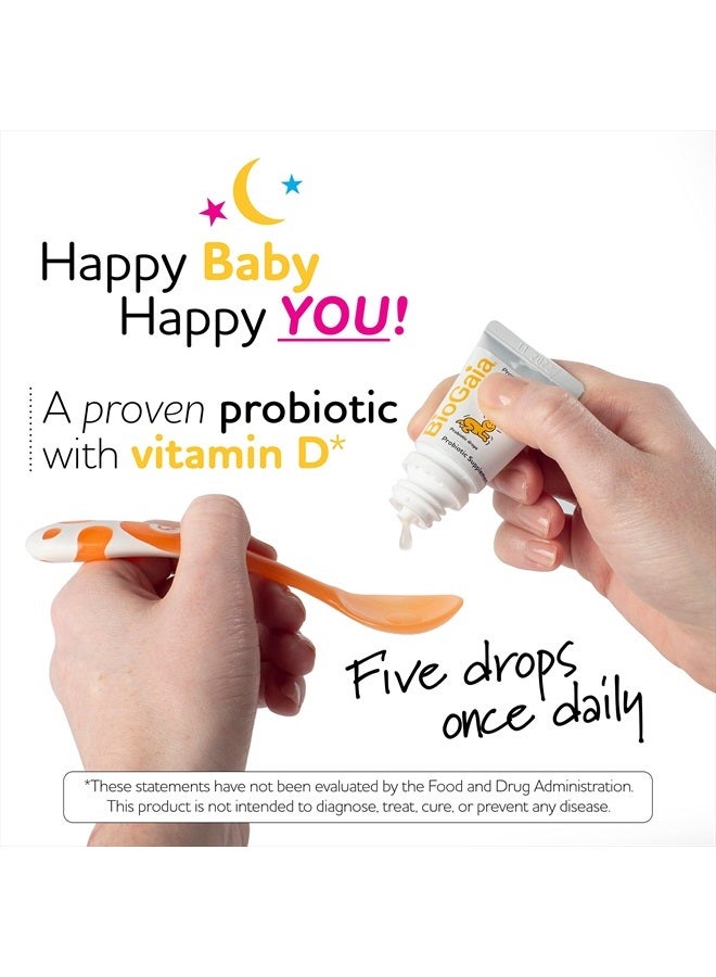 BioGaia قطرات بروبيوتيك للأطفال من بروتيكيس + فيتامين د | يقلل من المغص والغازات والتقيؤ | براز صحي | يقلل من البكاء والانزعاج ويعزز الراحة الهضمية | حديثي الولادة والأطفال الرضع | 0.34 أونصة - Image 4