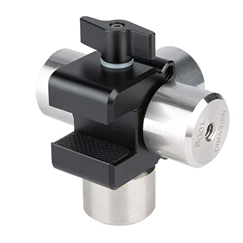 NICEYRIG Gimbal Counterweight Clamp Kit with 3.5 OZ 1 Unit Counter Weight for DJI RS 4 3 Pro, RS2, RSC2, Ronin S SC, Zhiyun Weebill Lab/Crane Series - 324 - Image 4
