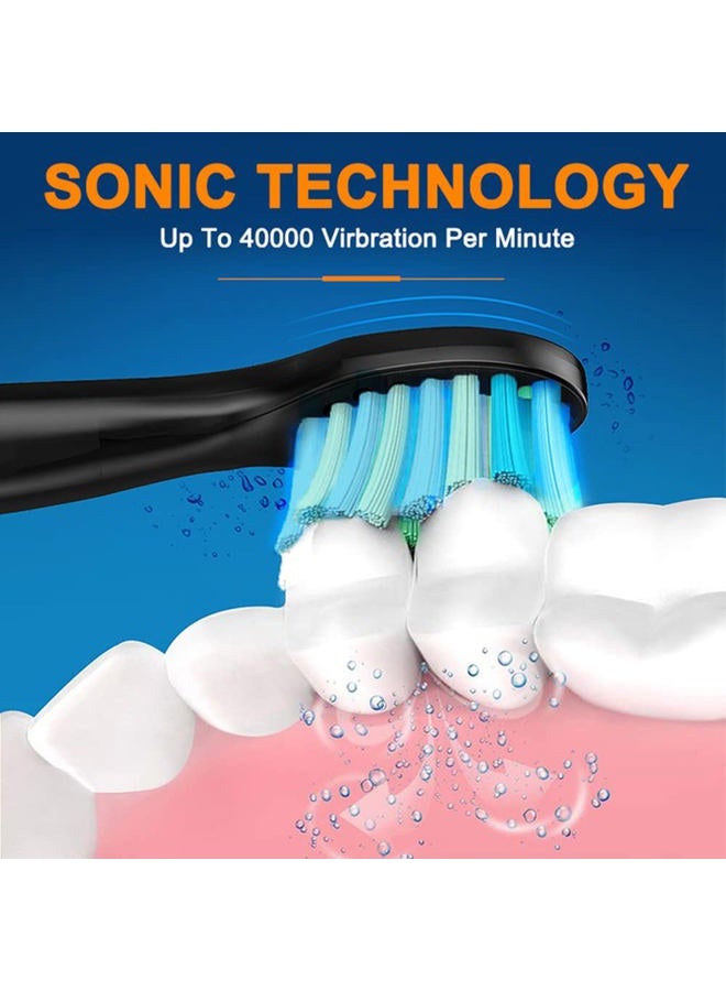 KOPBTBOY Replacement Brushes for Fairywill/Seago, 5pc Electric Toothbrush Head for FW507/508/515/551/917/D1/D3/D7/D8/917/909/949/958/507B/908/610/659/719 /910 - Image 4
