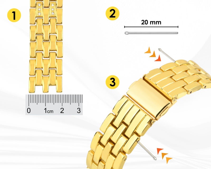 DS.DISTINCTIVE STYLE Diy Crafts 5953 Watch Band Spring Bars 6-23mm Strap Link Pins Stainless Steel Link Repair Kit, Multicolor, 360 Piece - Image 4