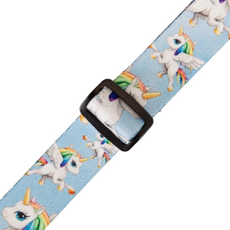 Levy's Leathers 1.5" Kids Guitar Strap Series with Tri-Glide Adjustment; Unicorn (MPJR-005) - Image 2