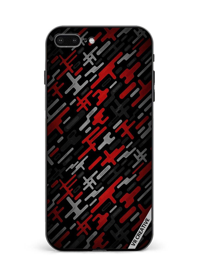 Protective Case Cover For Apple iPhone 7 Plus/8 Plus Abstract Design Multicolour