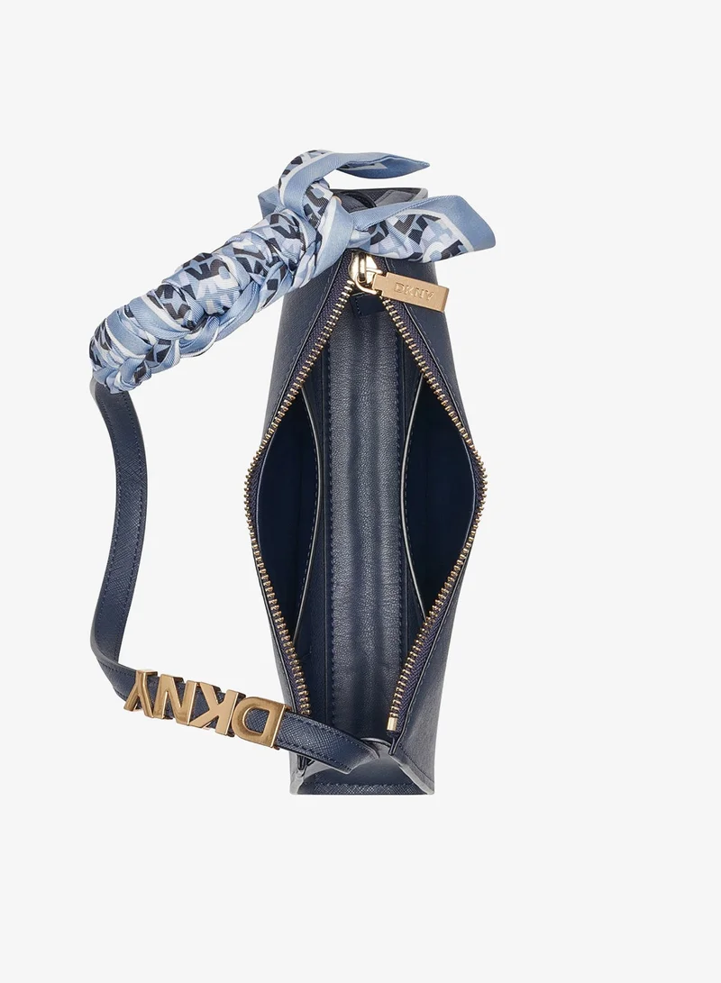 DKNY MIDNIGHT Avril Top Zip Shoulder Bag for Women | Best Price UAE