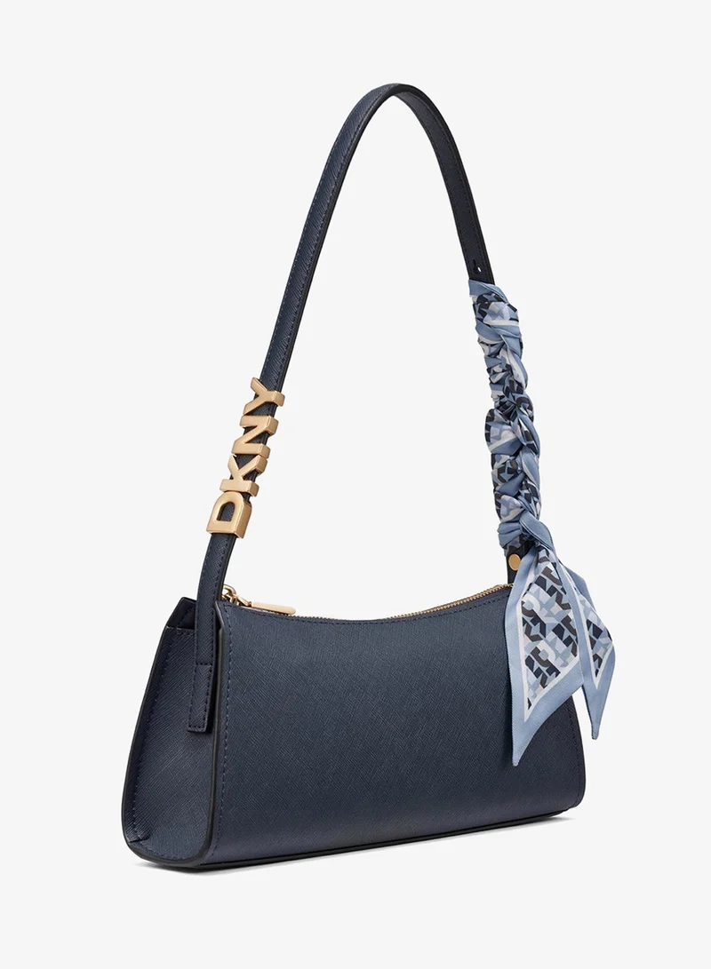 DKNY MIDNIGHT Avril Top Zip Shoulder Bag for Women | Best Price UAE