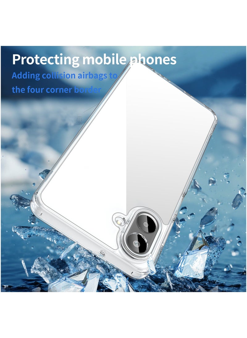 حافظة هاتف لسامسونج جالاكسي A07 غطاء خلفي شفاف من TPU الناعم حماية من الصدمات بومبر - view 2