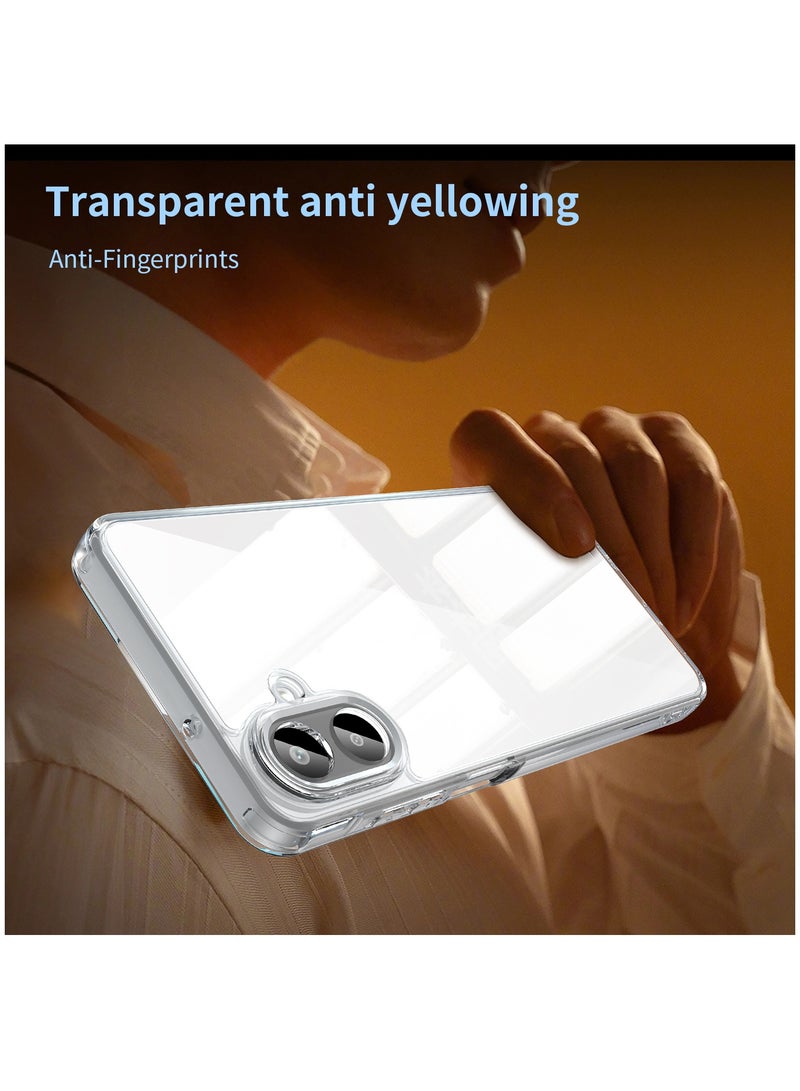 حافظة هاتف لسامسونج جالاكسي A07 غطاء خلفي شفاف من TPU الناعم حماية من الصدمات بومبر - view 5