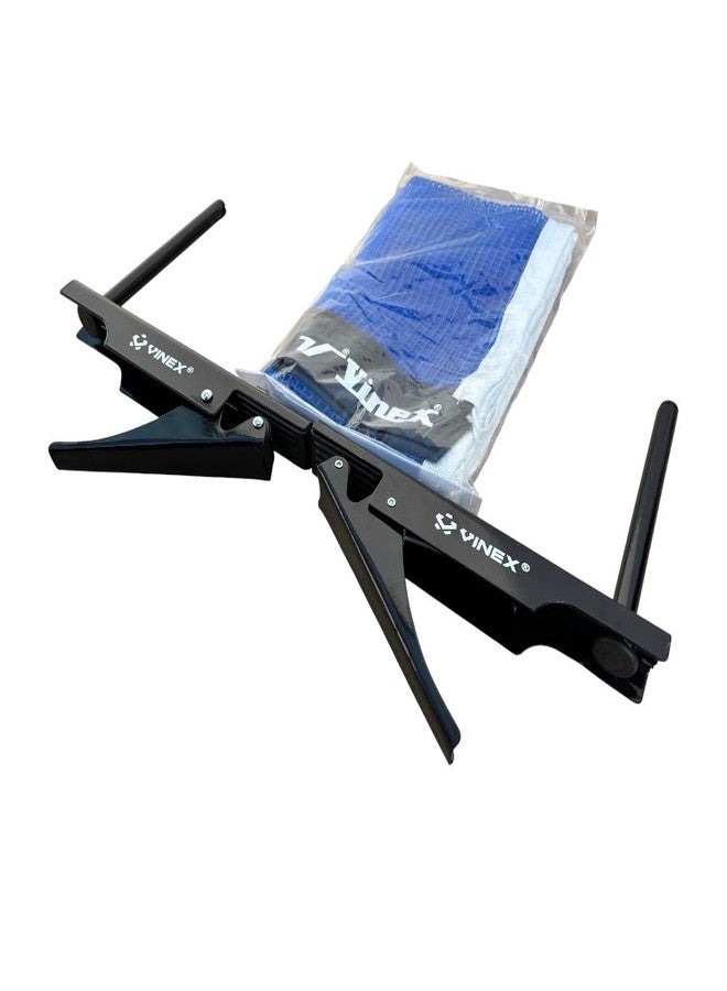 فينكس مجموعة شبكة وحامل تنس الطاولة من فينكس | ملحقات طاولة تنس الطاولة | أعمدة تثبيت قابلة للتعديل | شبكة متينة | سهلة التركيب | شبكة بديلة بنمط البطولات | للاستخدام الداخلي والخارجي (عبوة من مجموعة واحدة) - Image 4