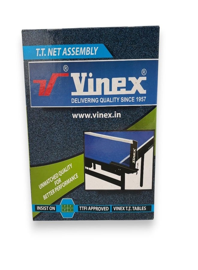 فينكس مجموعة شبكة وحامل تنس الطاولة من فينكس | ملحقات طاولة تنس الطاولة | أعمدة تثبيت قابلة للتعديل | شبكة متينة | سهلة التركيب | شبكة بديلة بنمط البطولات | للاستخدام الداخلي والخارجي (عبوة من مجموعة واحدة) - Image 5