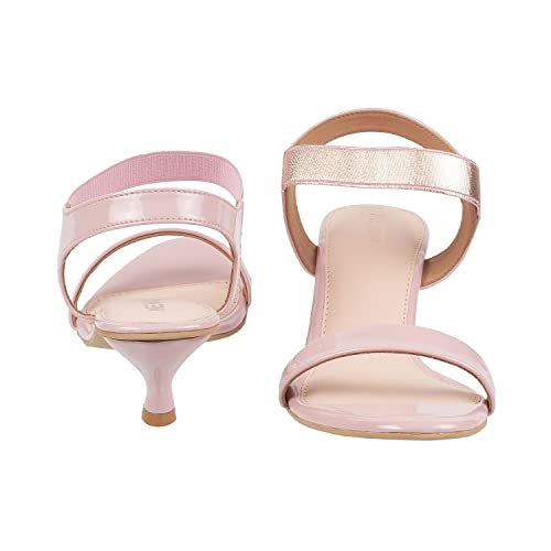 Metro Womens Synthetic Peach Sandals (Size (6 UK (39 EU)) - Image 5