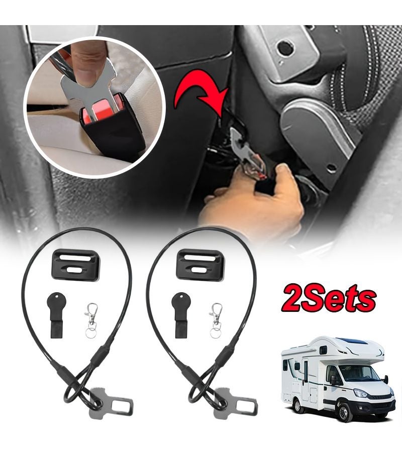 2sets RV Sliding Door Lock Inserts Anti-Theft Devices for Camping Vehicles, Box Trucks - Image 1