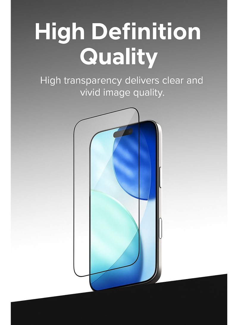 Amigo Anti-Break Screen Protector for iPhone 13 – iPhone 13 Pro – iPhone 14 – High-Quality Tempered Glass Providing Effective Protection Against Daily Scratches and Impacts with Crystal-Clear Clarity and Full Screen Coverage - Image 3