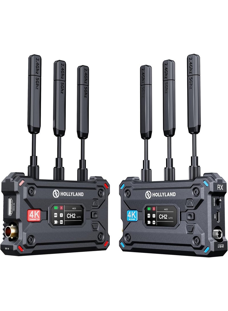 Hollyland Pyro S Wireless Video Transmission System Transmitter and Receiver Set 4K HDMI SDI Low Latency Professional Video Transmitter for Filmmaking Live Streaming Monitoring - Image 1