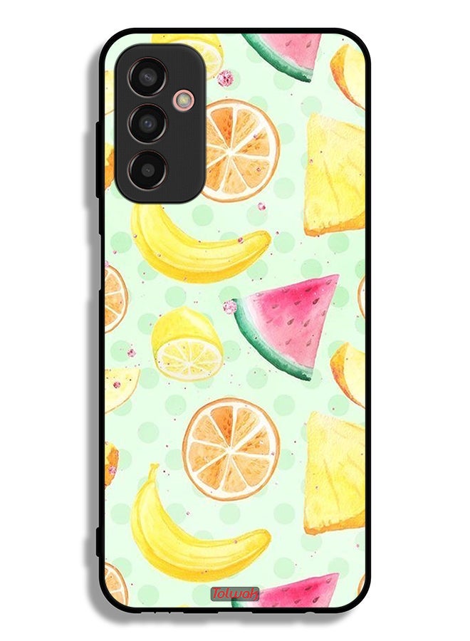 Tolwak Samsung Galaxy F13 Protective Case Cover Fruits Watercolor Art - Image 2