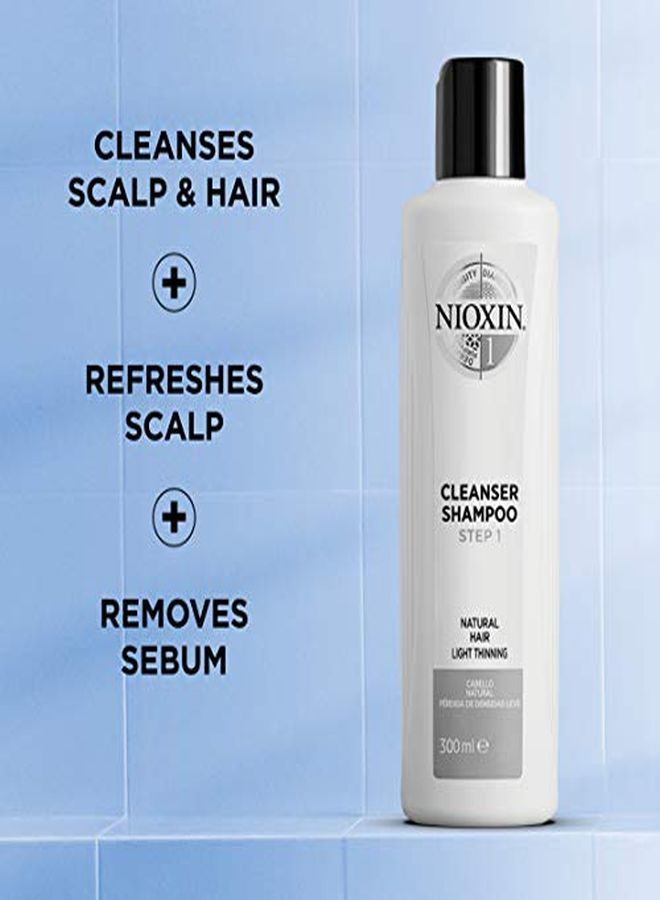 Nioxin System 1 Cleanser Shampoo, Natural Hair With Light Thinning, 16.9 Oz - Image 3
