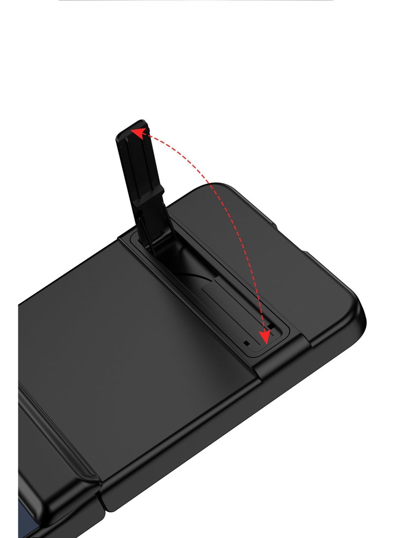 general Case Compatible with Samsung Galaxy Z Flip 7, with Screen Protector and Adjustable Stand, PC Magnetic Hinge Full-coverage Protection Case, Shockproof - Image 2