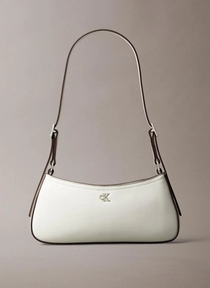 كالفن كلاين Logo Detail Zip Through Shoulder Bag