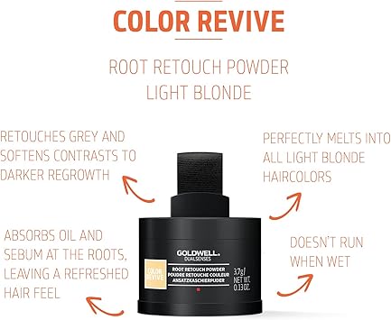 Goldwell Dualsenses Colour Revive Root Touch Up Light Blonde Hair Colour Covers Root Regrowth 37g - Image 2