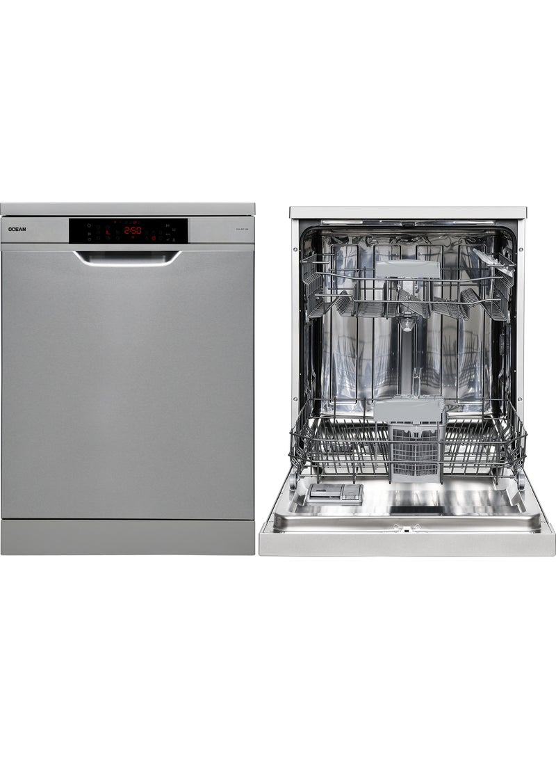 Ocean Digital Dishwasher, 13 Place Settings, 8 Programs, Inox - ODA 813 VXB