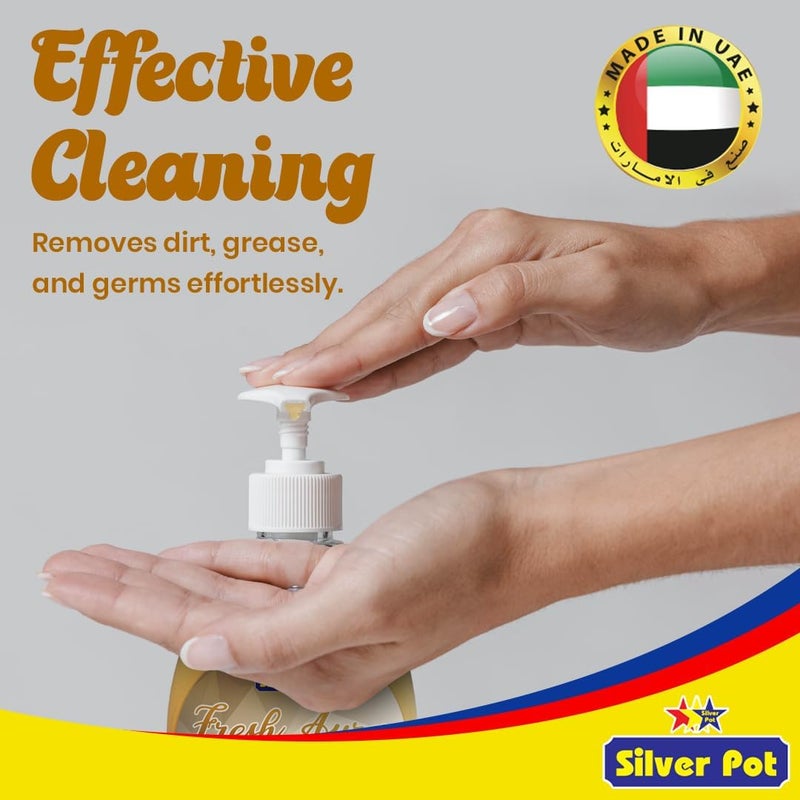 Silver Pot Milk & Honey Hand Wash Twin Pack - Image 2