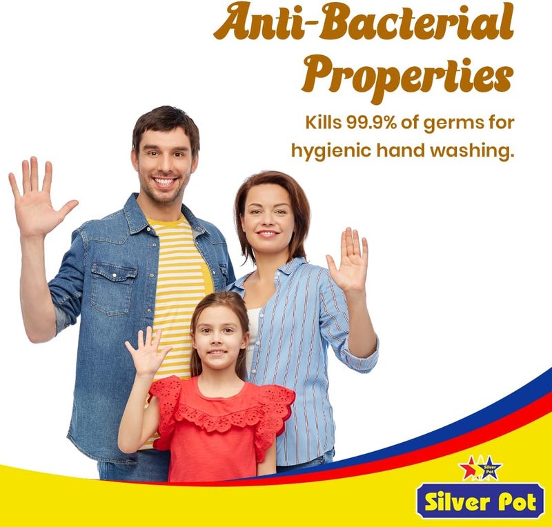 Silver Pot Milk & Honey Hand Wash Twin Pack - Image 4